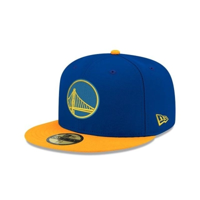 Golden State Warriors Gorra | New Era NBA Two Tone 59fifty Fitted Cap Mexico - Azules
